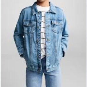 MNG Pockets Denim Blue Jacket Boys 140cm 10 Years‎